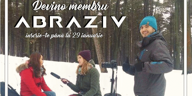 Echipa emisiunii „Abraziv” caută tineri pasionați de jurnalism.