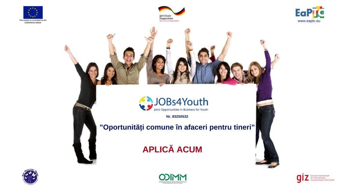 ODIMM invită tinerii să aplice la Proiectul JOBS4Youth
