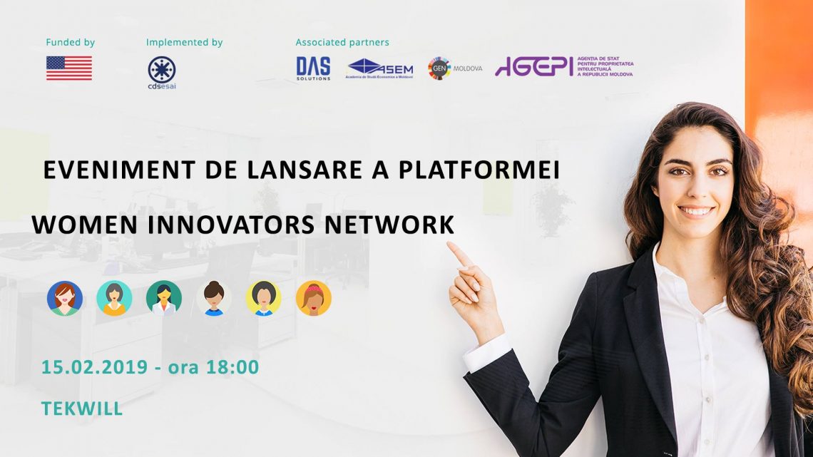 Eveniment de lansare a platformei Women Innovators Network