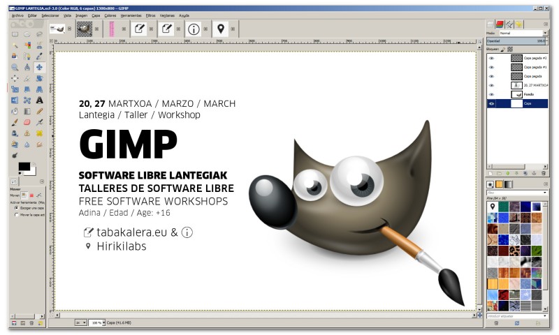 Atelier de instruire gratuit: Cum lucrăm cu Gimp – alternativă legală și gratuită a Photoshop