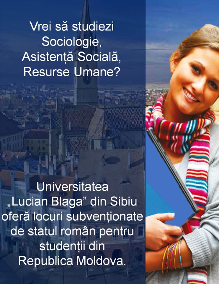 Sociologie, Resurse Umane, Asistență Socială – Sibiu