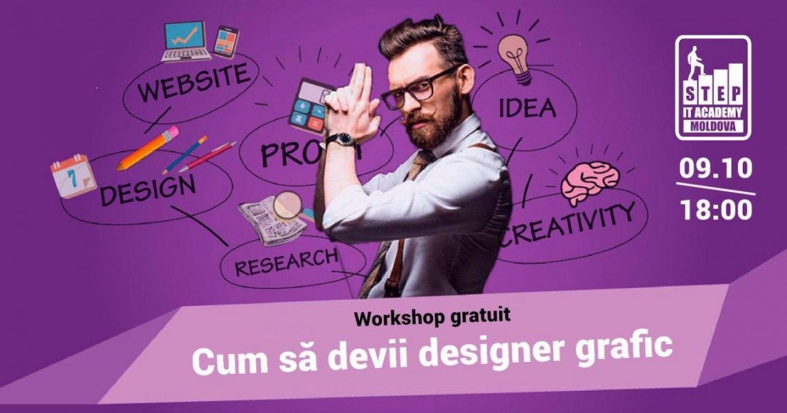 Workshop gratuit ”Cum să devii Designer Grafic”