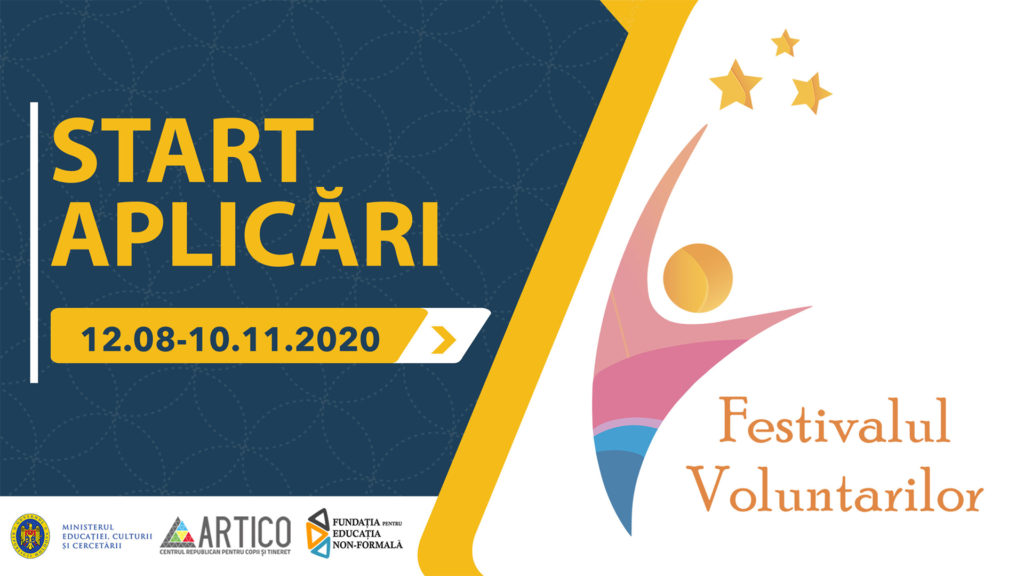 Festivalul Voluntarilor 2020 a dat start înscrierilor pentru cele 4 secțiuni